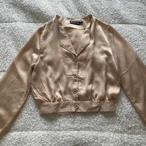 PLT button up top NWOT